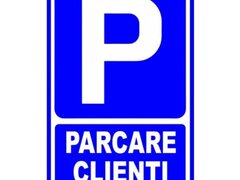 Indicator pentru parcare clienti